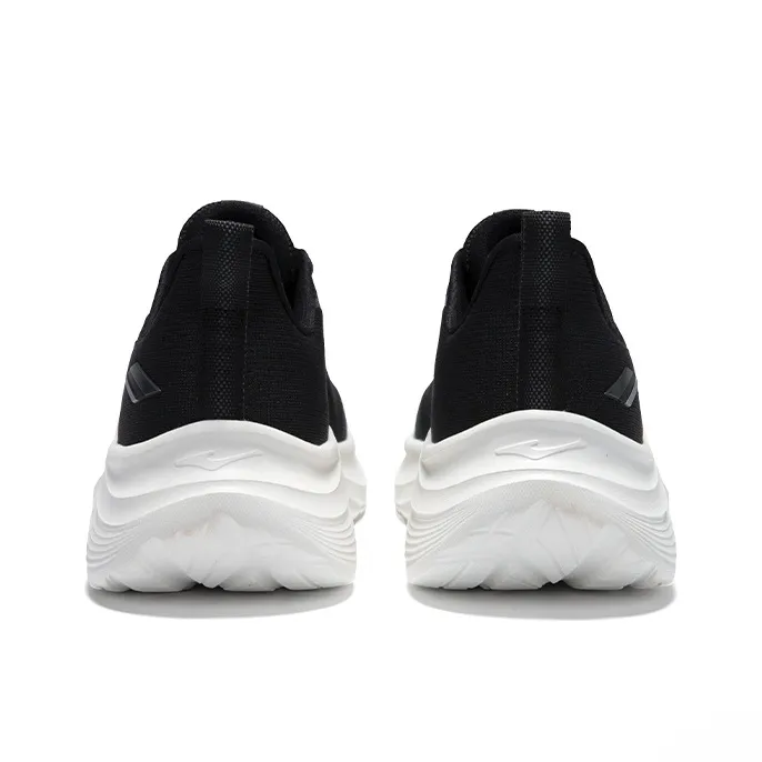 Erke Cushioning, Breathable, Lightweight Low Top Casual Running Shoes Men's Jet Black-4