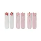 White 1+Pink 2[3 Pack]