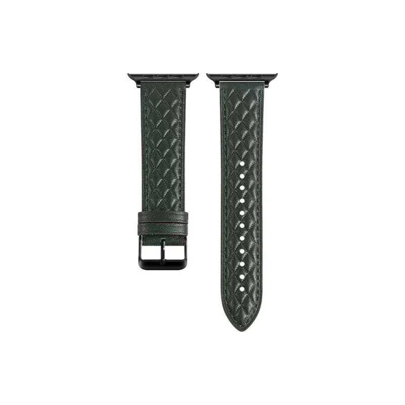DUALMM Watch Band Apple Compatibility 38/40/41/42/44/45/49MM Artificial Leather Material-5