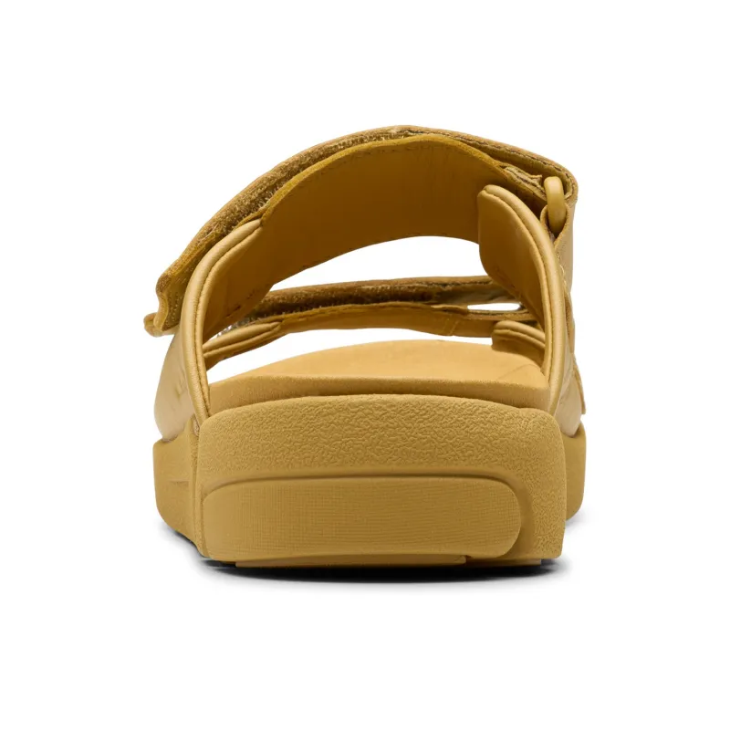 Clarks Slide Slippers Women's Yellow-3
