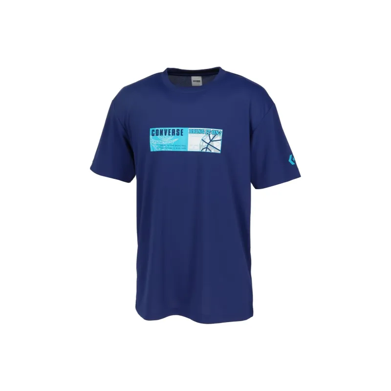 Converse T Shirt Unisex Marine Blue-0