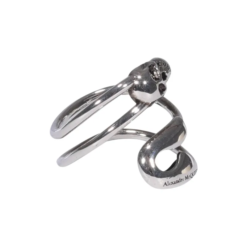 Alexander McQueen Safety Pin Ring-3