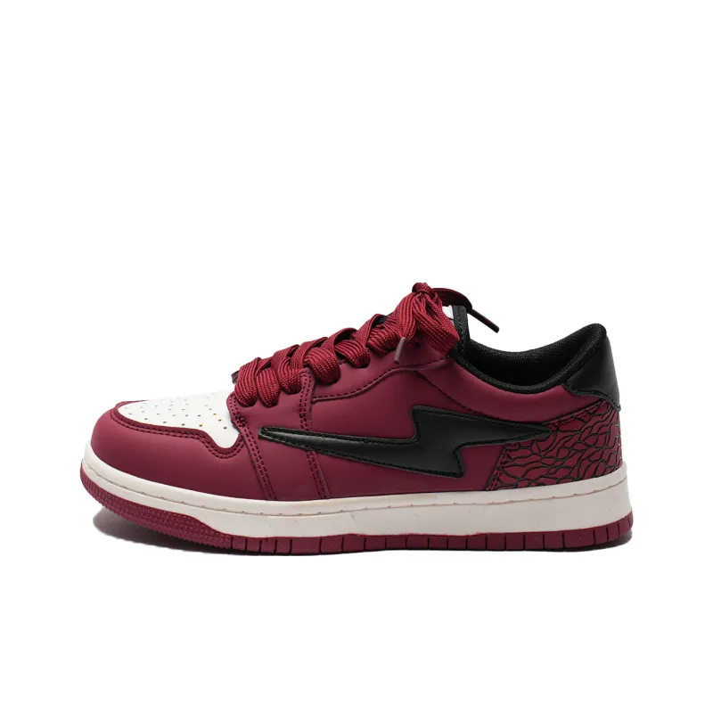 T628 Slip Resistant, Lightweight, And Breathable Low Top Skateboard Shoes Unisex-39