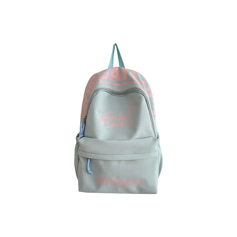 URBAN FOREST Nylon Backpack Women's Purple/Pink/Blue/Black/White-11