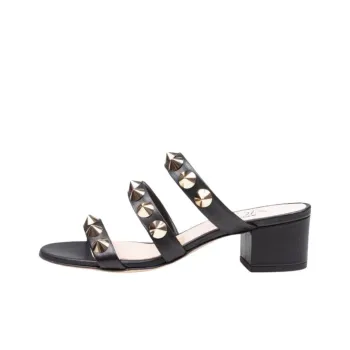 AGL Rubber Sole Abrasion Resistant Slide Slippers Women's Black