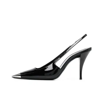WEISHIBANGWEI Slim Heel High Heels Women's Black