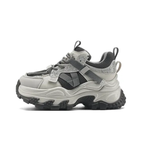 FIVE PLUS Anti Slip Wear Resistant Low Top Chunky Sneakers Women's