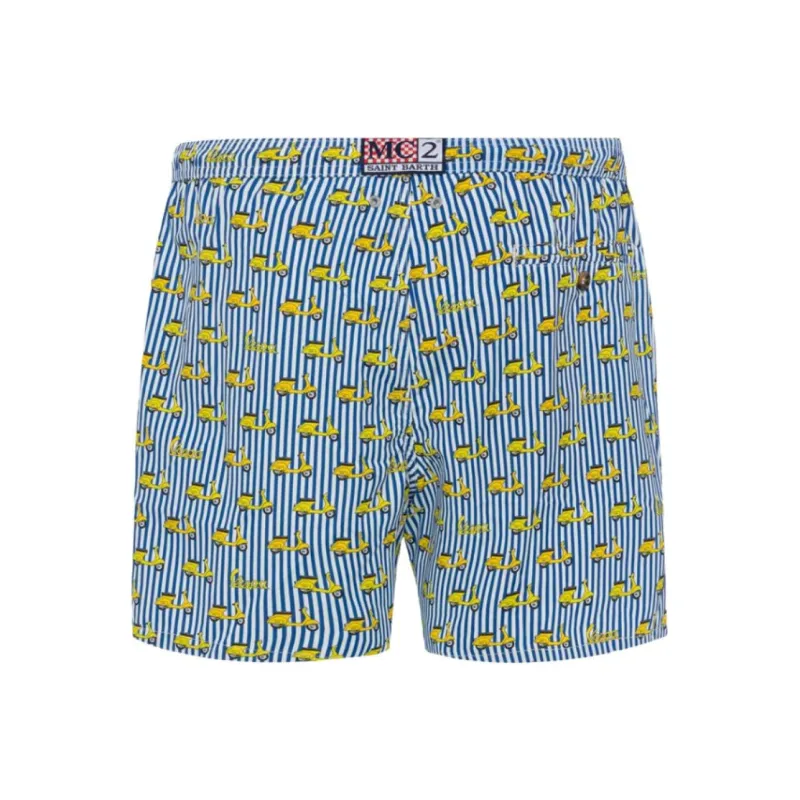 MC2 Saint Barth X Vespa® Lighting Micro Fantasy Swim Shorts-1