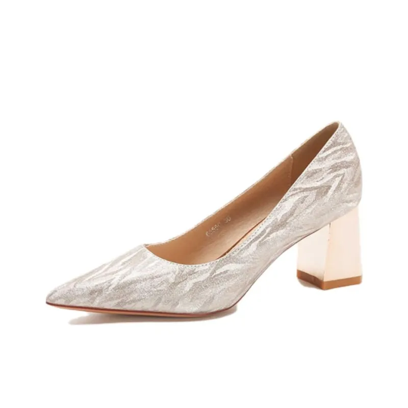 Than Than Me Chunky Heel High Heels Women's-4
