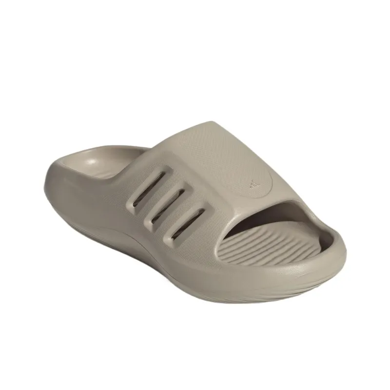 Adidas AdiFom IIInfinity Slide Slip Resistant Slide Slippers Unisex Preppy Silver Gray-2