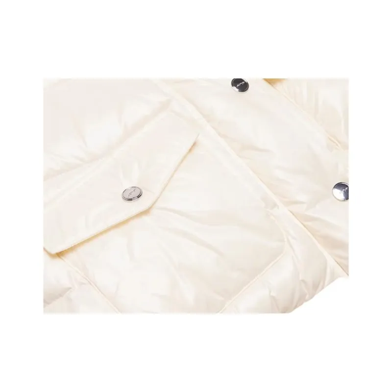 Ed Hardy FW24 Down Jacket Women's Ivory White-2