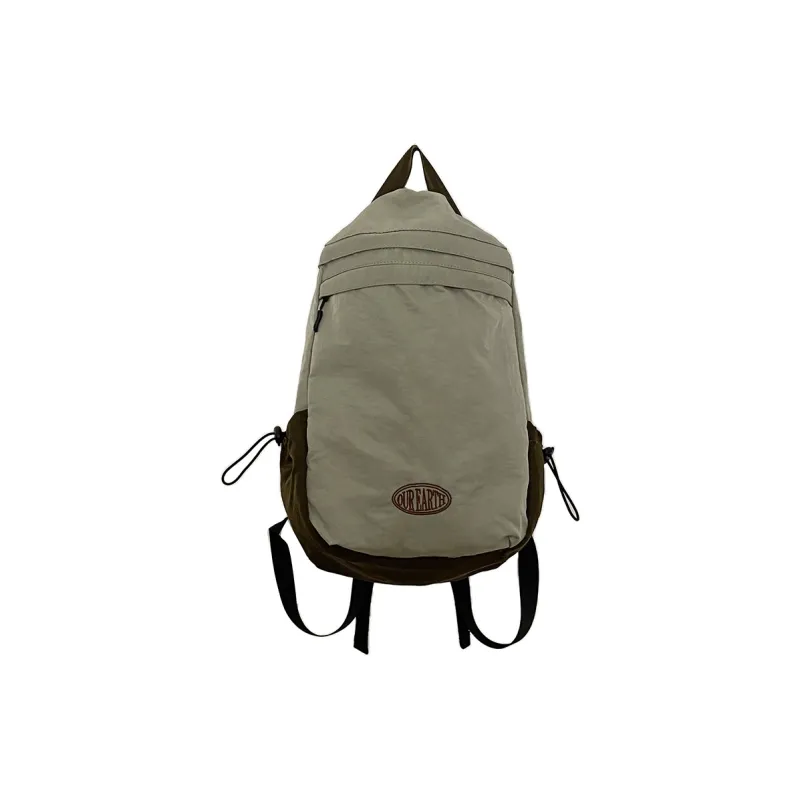 Tong Tong Rabbit Washed Cloth Backpack Unisex Lotus Color/Green-6