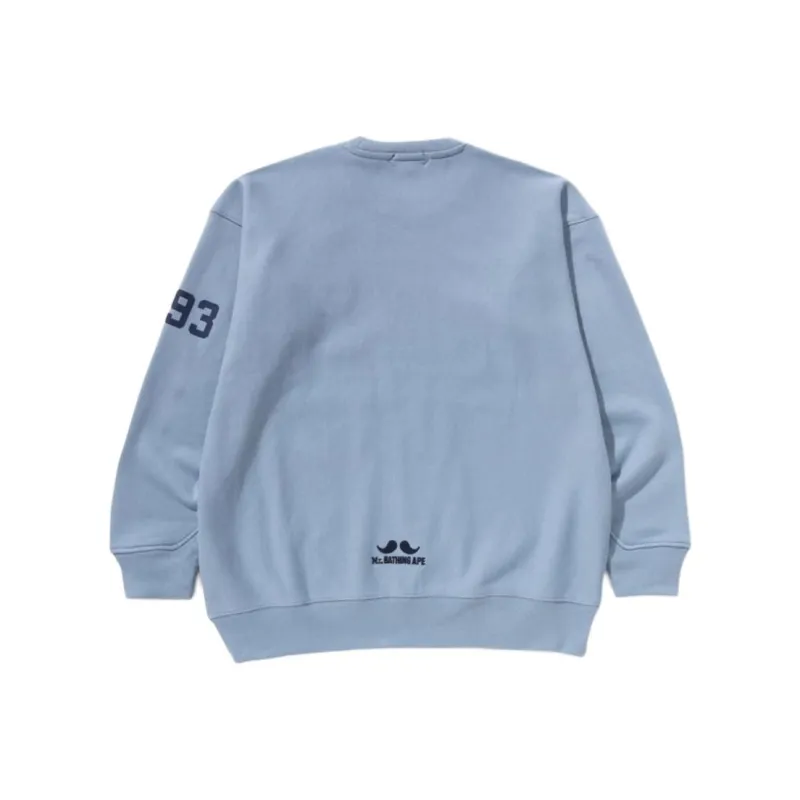 A BATHING APE Pull Over Crewneck Sweat Shirt-1