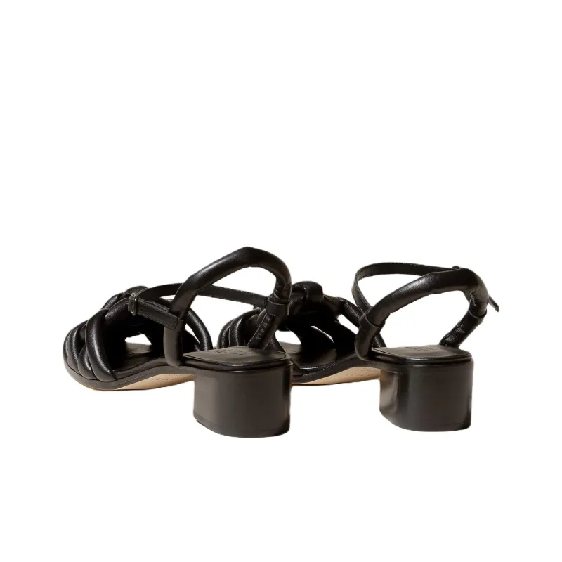 Hereu Cabersa Chunky Heel High Heels 4cm Women's Black-1