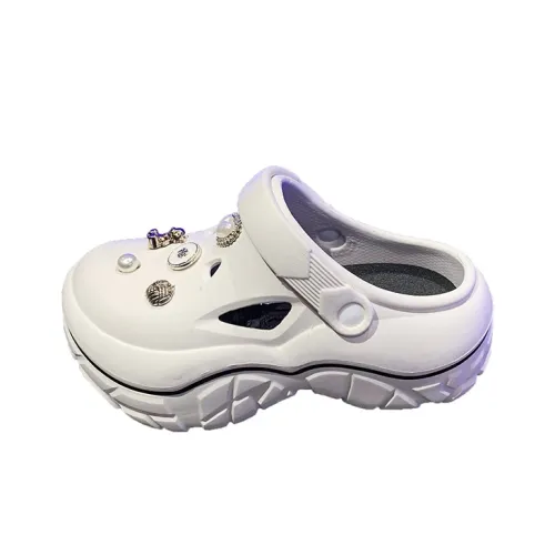 Gaius Durant Clogs Women's White