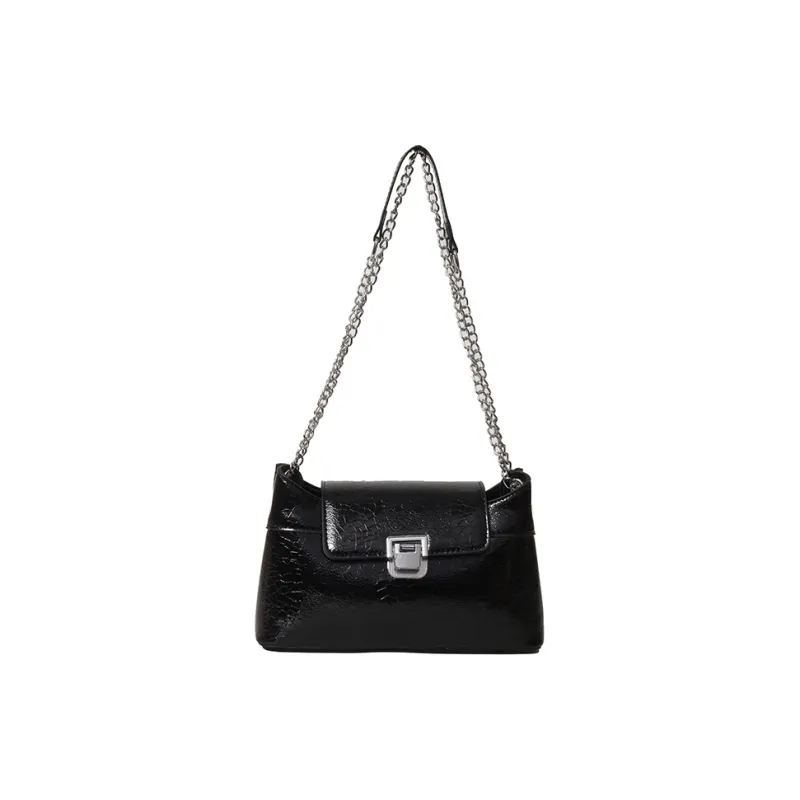 XIANGSU PU Shoulder Bag Women's Ecru/Silver/Black/Red/Pink/Brown-12