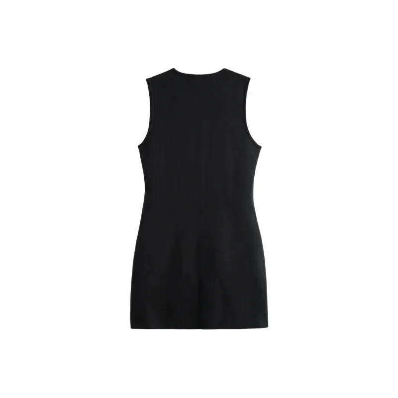Abercrombie＆Fitch Sleeveless Dress Women's Black-1