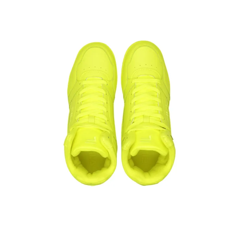 FILA Everge High Top Skateboard Shoes Women's Yellow-3