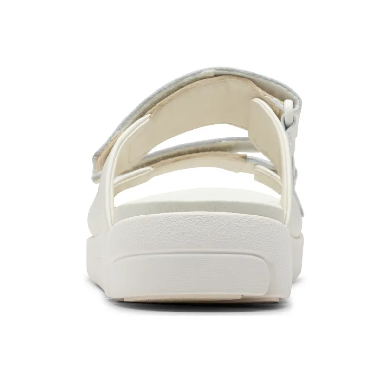 Clarks Slide Slippers Women's White-3