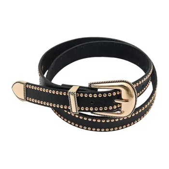 JKEM PU Leather/Alloy Leather Belts Women's 3cm