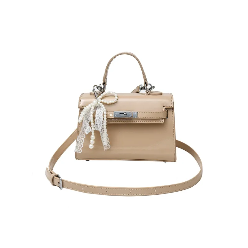SURELAPTOP Patent Leather Handbag Regular Women's Multicolor-19
