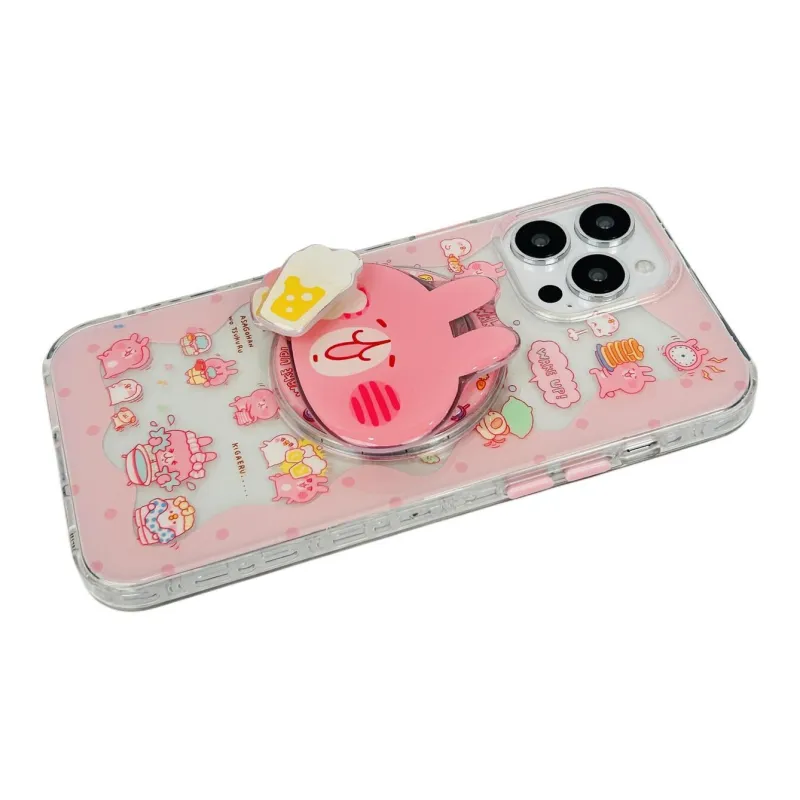 Sopi Acrylic Material CanaKara Magnetic Stand Phone Cases Compatible With IPhone 15 Pro Max/Apple 13/14/Pro/Max/12.-3