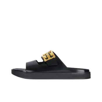 Givenchy 4G Liquid Slip Resistant Slide Slippers Women's Black
