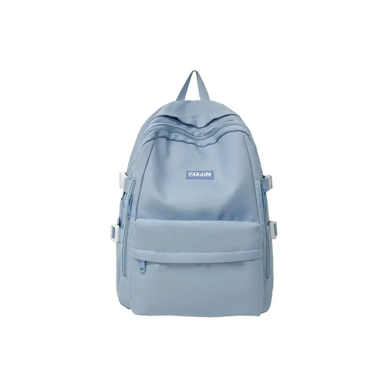 BUBM Composite Cloth Backpack Regular Unisex White/Gray/Black/Blue-15