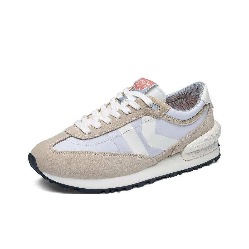 Kappa Anti Slip Wear Resistant Running Shoes Unisex Gray Khaki Silver-2