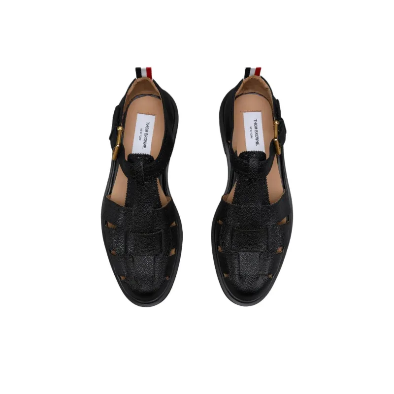 THOM BROWNE Buckle Strap Fastened Fisherman Sandals-3