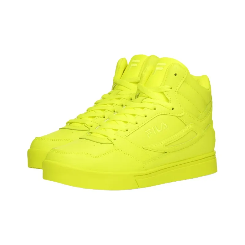 FILA Everge High Top Skateboard Shoes Women's Yellow-2