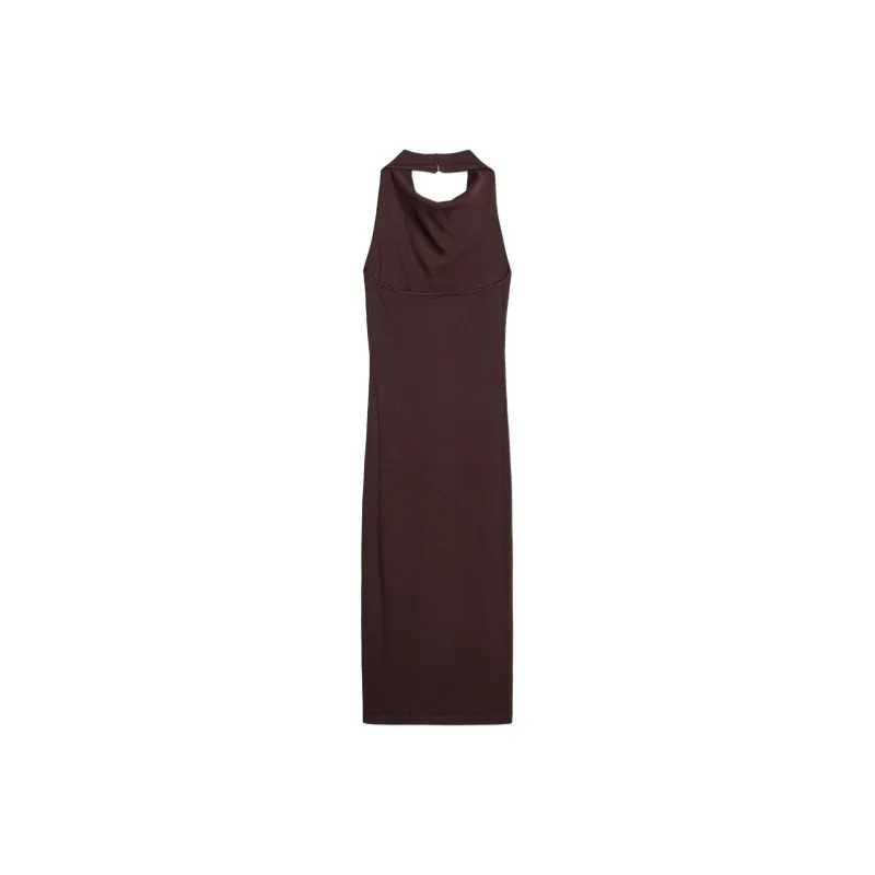 ZARA Sleeveless Dress Women's Chocolate-1