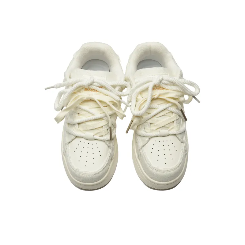 T628 Vintage Puffy Shoes Wear resistant, Lightweight, Breathable, And Non slip. Low Top Skateboard Shoes Unisex-49