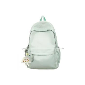 Yalu Nylon Backpack Unisex Mint Green/Black/Pink/Lemon/Lake Blue
