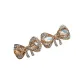 Double Bowknot Hair Slide[Amber 1 Pc]