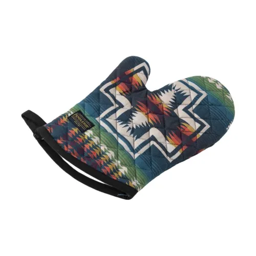 PENDLETON 100% Cotton Gloves Unisex Green