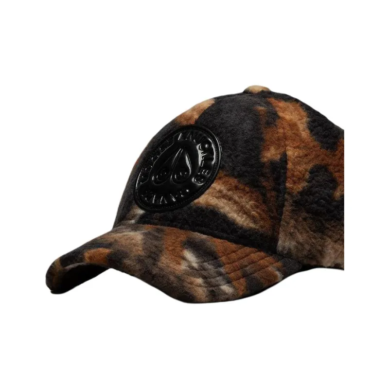 Moose Knuckles Polyester Baseball Caps Unisex Leopard Print-1