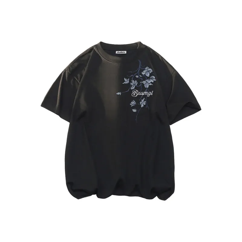 BRUMAIRE T Shirt Unisex Apricot Comes With Random Print Short Sleeved Top-10