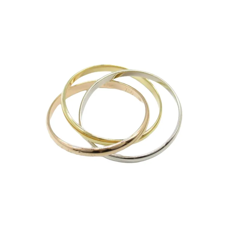 Cartier 2010s 18K Gold Trinity Ring-2