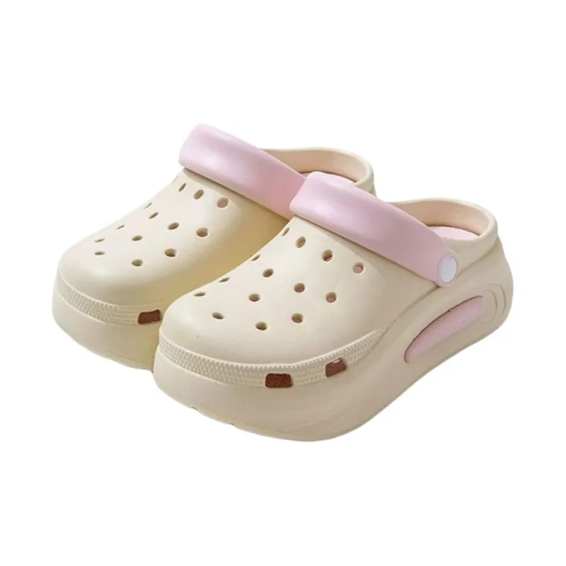 ECAC Squashy And Bouncy Feeling Clogs, Summer Height Increasing, Slip Resistant EVA Platform Slippers-27
