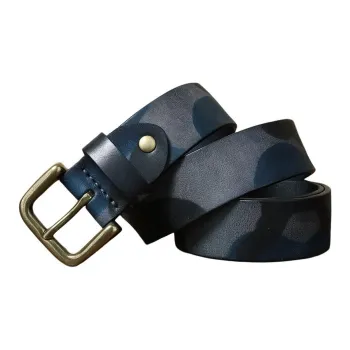 JEANSWEST Cow Leather Belts Men's 3.8cm
