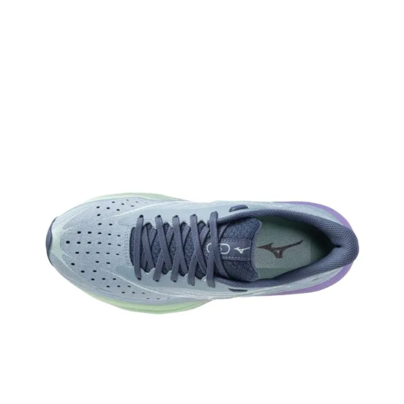 Mizuno WAVE SKYRISE 6 Abrasion Resistant Cushioning Low Top Running Shoes Women's Turquoise-2