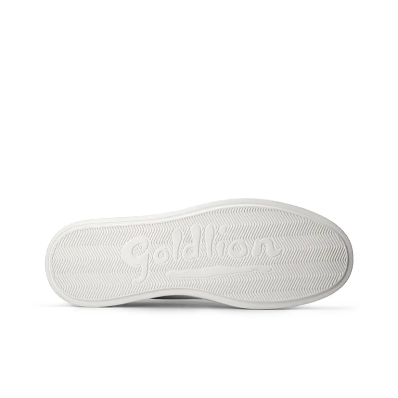 GOLDLION Skateboard Shoes Men's White-4