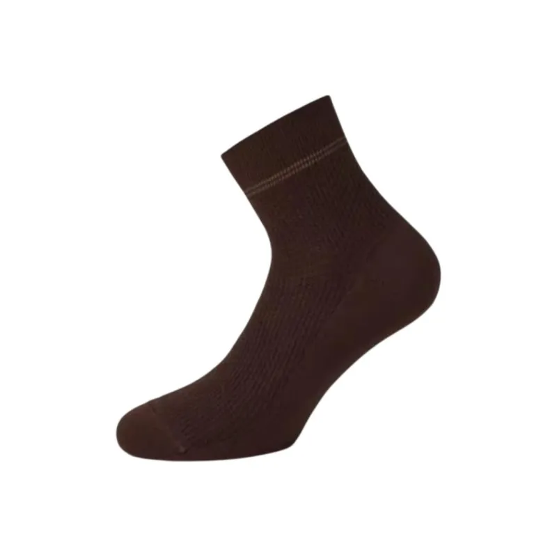 Zegna SS25 Mid Calf Socks Men's 2 Pack Brown-1