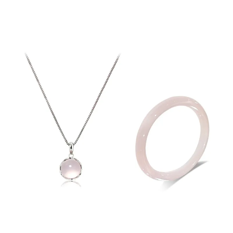 RINGLOVE Colored Glaze Necklaces Women's-4