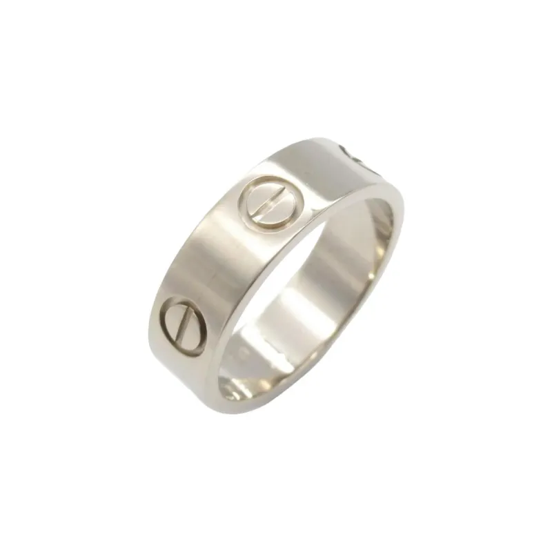 Cartier 2010s Pre owned 18kt White Gold Love Ring-1