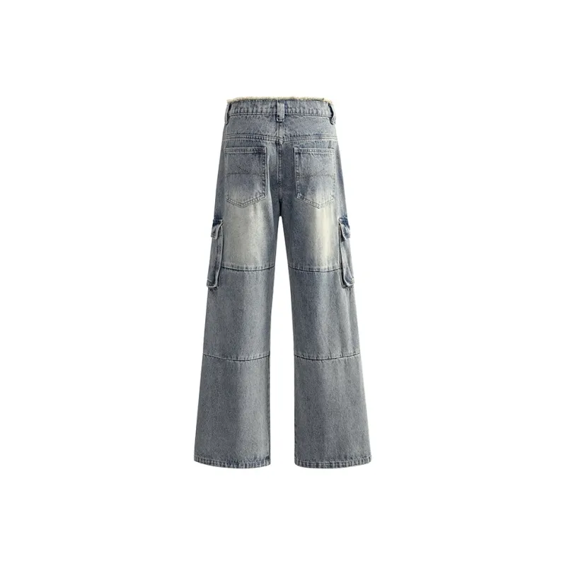 SONGS ALONG Jeans Unisex Vintage-1