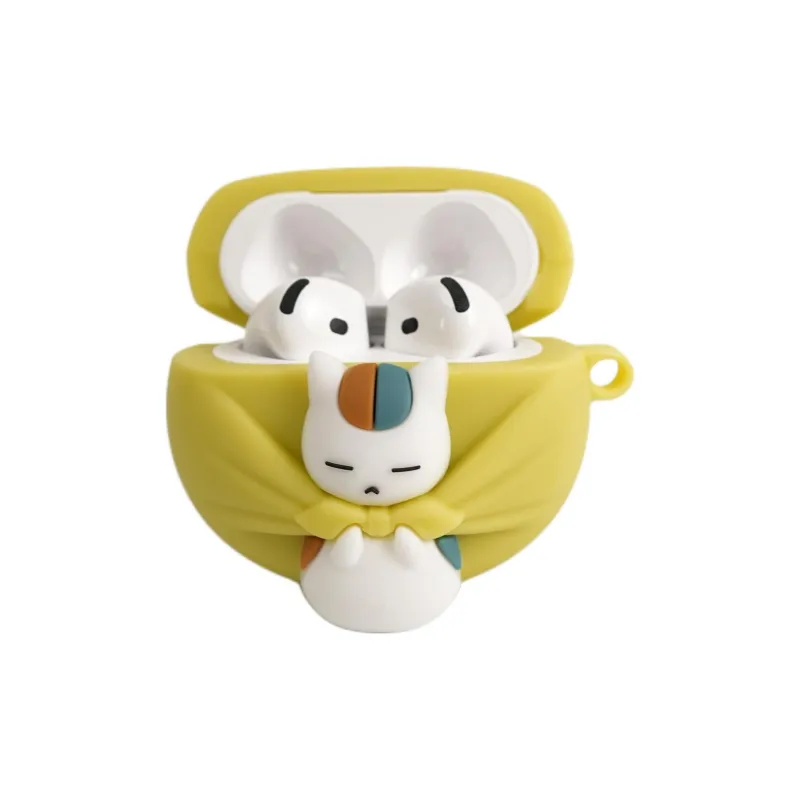 Sopi Compatibility With Apple AirPods 4/2/3/4th Generation/AirPods Pro/Pro 2 Silicone Backpack Kitten Headphone Cases-1
