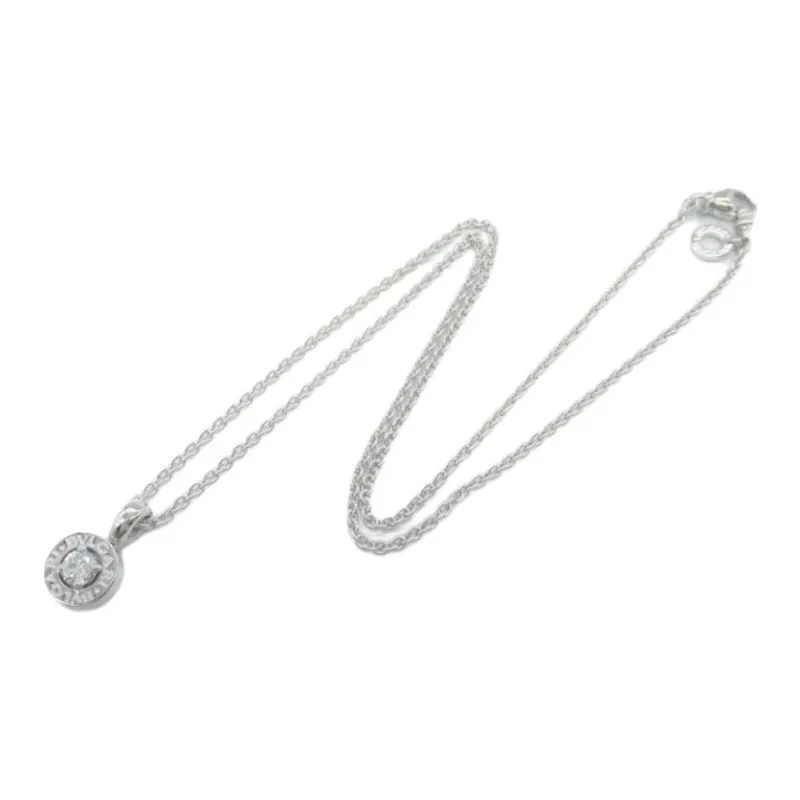BVLGARI 2010s 18K White Gold Bulgari Bulgari Diamond Necklace-1