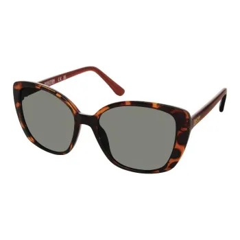 KENNETH COLE Injection Molded Irregular Shape Sunglasses Women's Tortoiseshell
